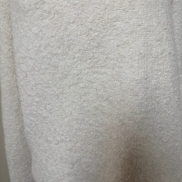 Free People Stormy Pullover Wool Alpaca Blend Sweater in Oatmeal Heather Size M - Picture 6 of 9